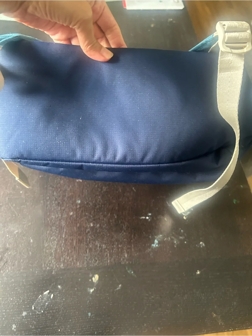Columbia Two-Tone Blue Backpack with White Straps